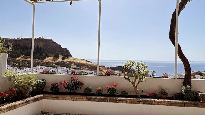 Arte Lindos Villa Exterior foto